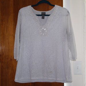 Chicos White Summer Top